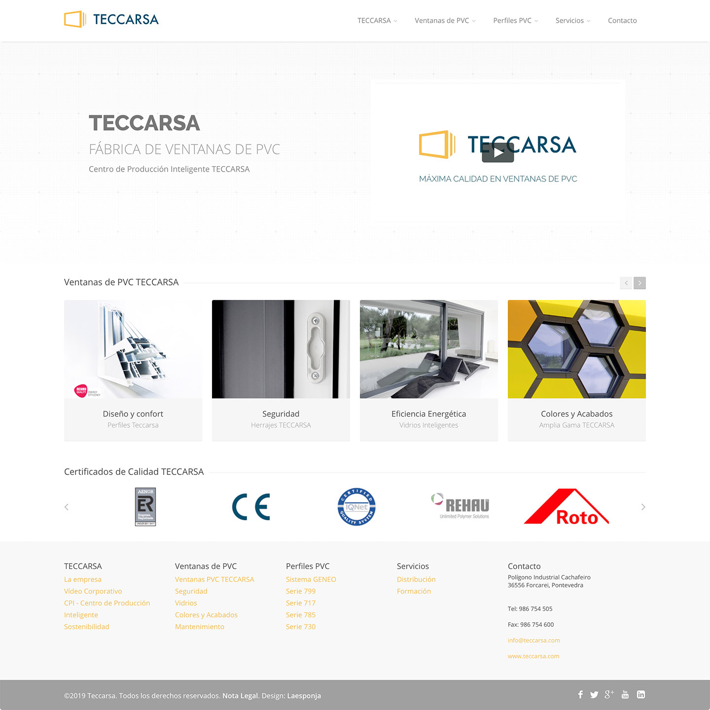 TECCARSA corporate website : 1