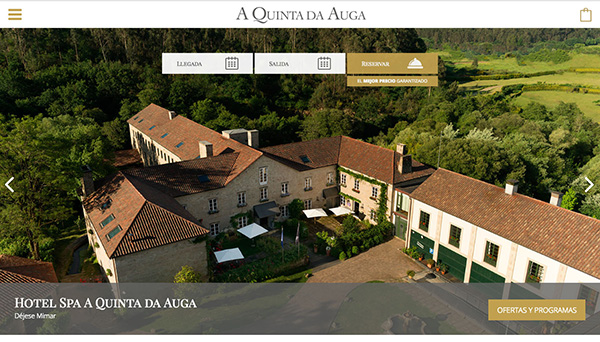 Diseo y desarrollo Web A Quinta da Auga : 1